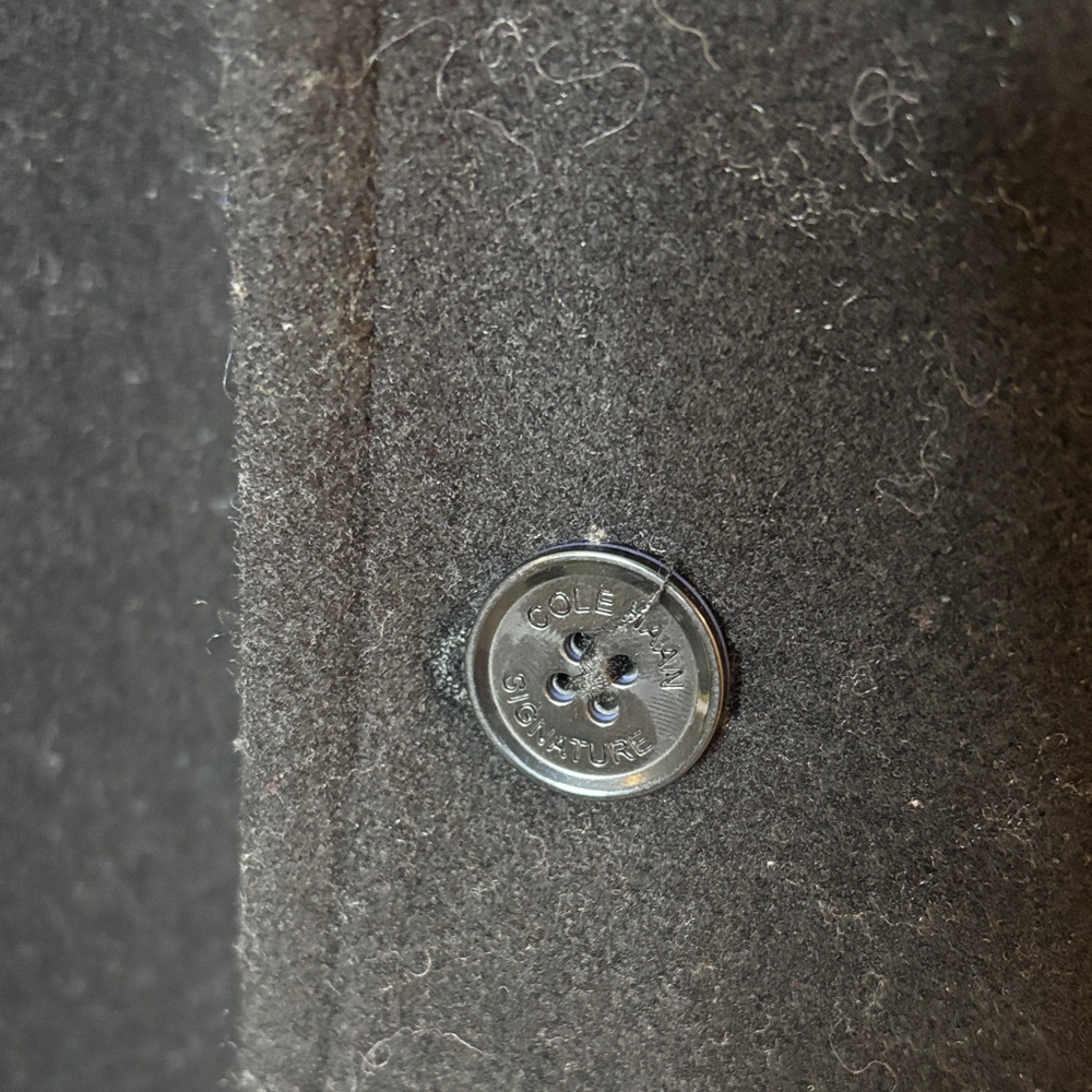 Cole Haan Black Men's Wool Jacket - Picture 3 of 5